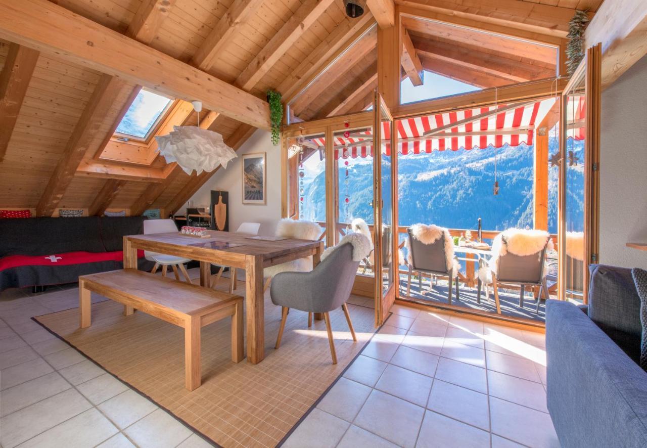 Chalet Rose Penthouse Wengen Exterior photo