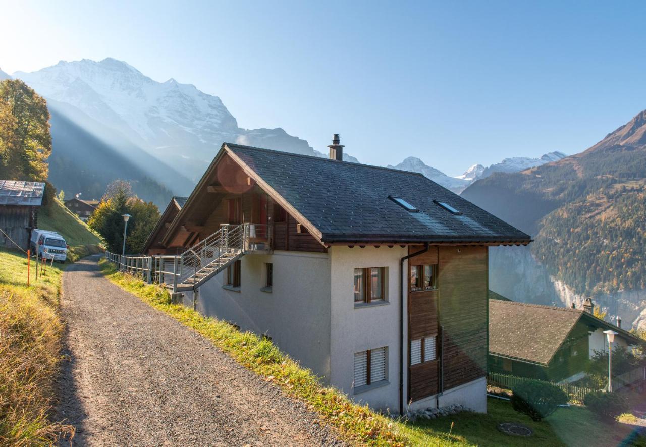 Chalet Rose Penthouse Wengen Exterior photo