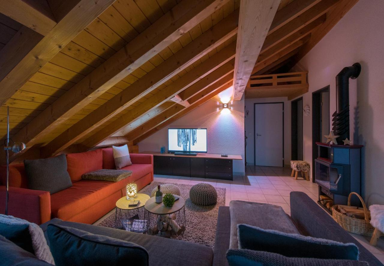 Chalet Rose Penthouse Wengen Exterior photo