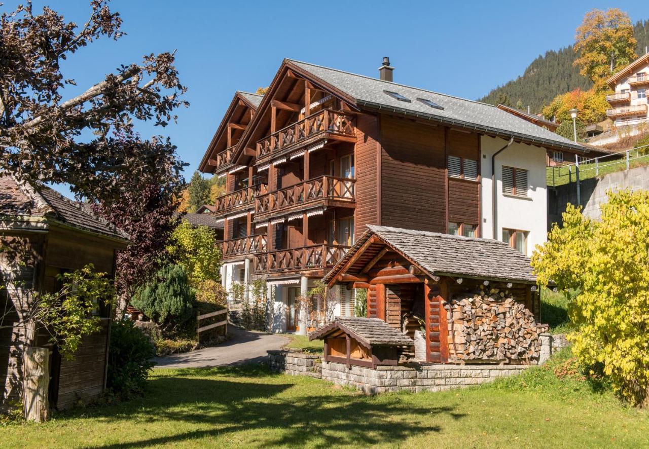 Chalet Rose Penthouse Wengen Exterior photo