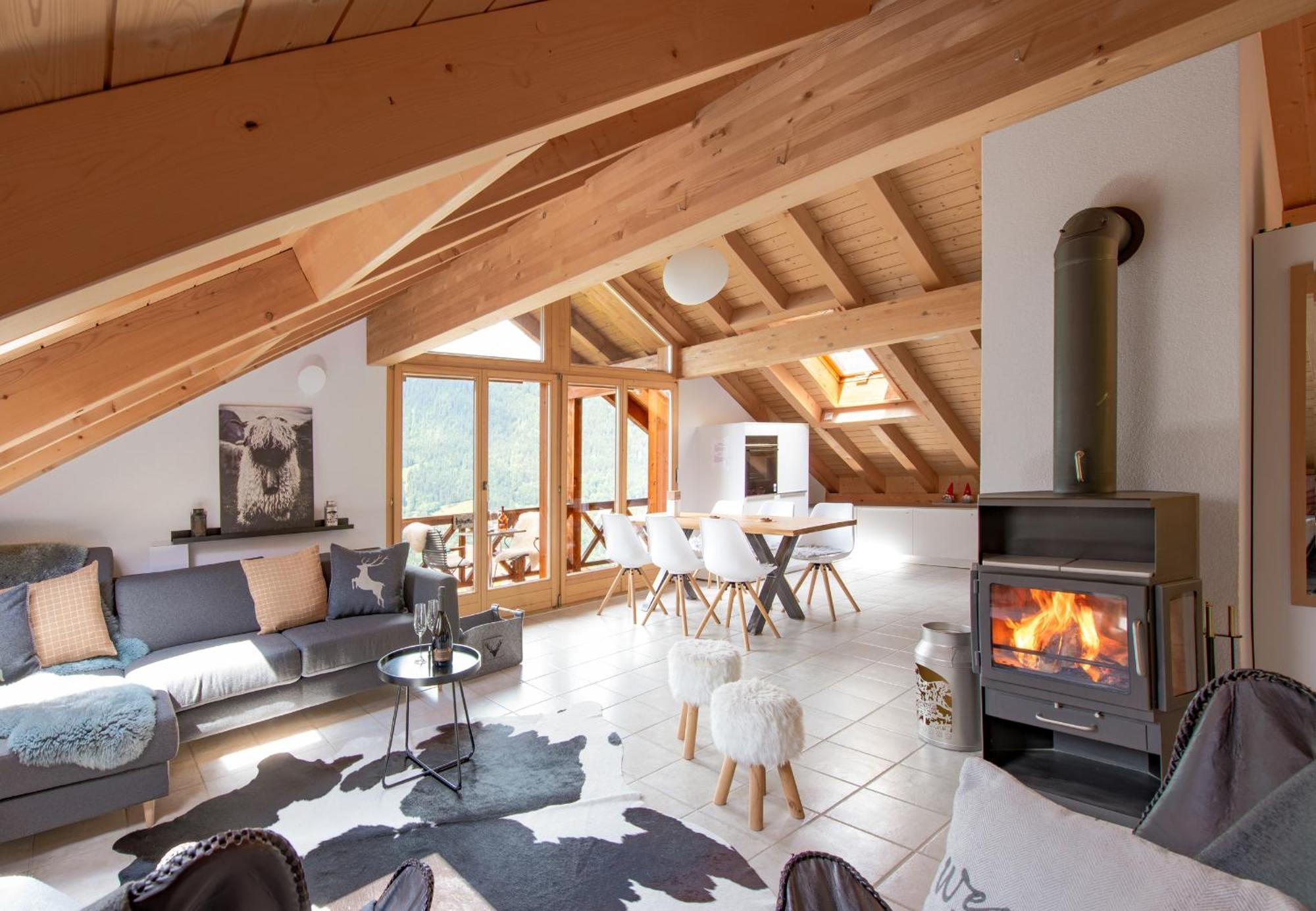 Chalet Rose Penthouse Wengen Exterior photo